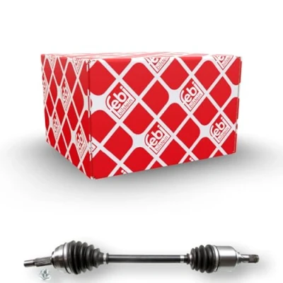 Abbildung von FEBI BILSTEIN 182435 Antriebswelle Vorderachse links mit Mutter NISSAN: Note I, MICRA 3