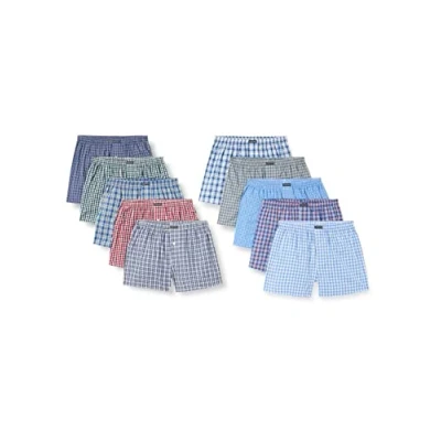 Abbildung von Lower East Herren Le150 Boxershorts, Business/ Kleine Karos, XXL EU