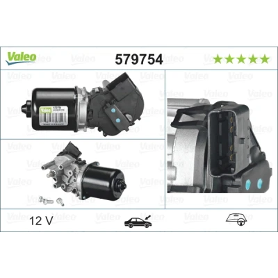 Abbildung von VALEO 579754 Scheibenwischermotor 12 vorne für Rechtslenker ORIGINAL TEIL NISSAN: Qashqai / Qashqai+2 I