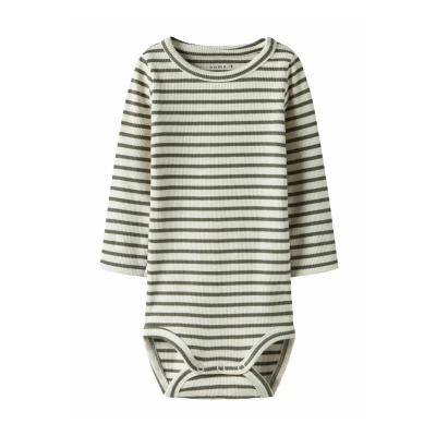Abbildung von NAME IT Unisex Nbnbani Ls Body Noos, Dusty Olive, Numeric_50
