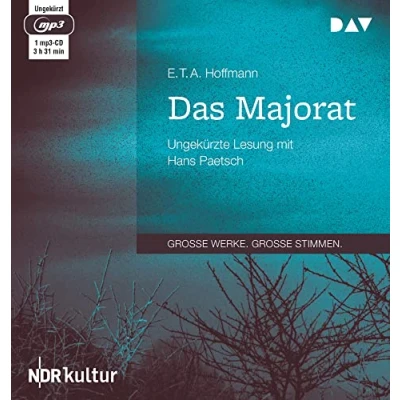 Abbildung von Das Majorat: Ungekürzte Lesung mit Hans Paetsch (1 mp3 CD)