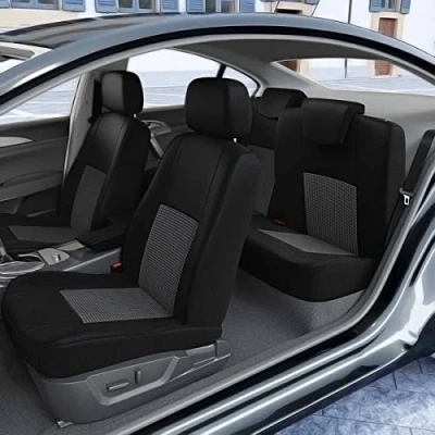Abbildung von DBS Autositzbezüge nach Maß hochqualitative Fertigung Schnelle Montage Kompatibel mit Airbag Isofix 1010617