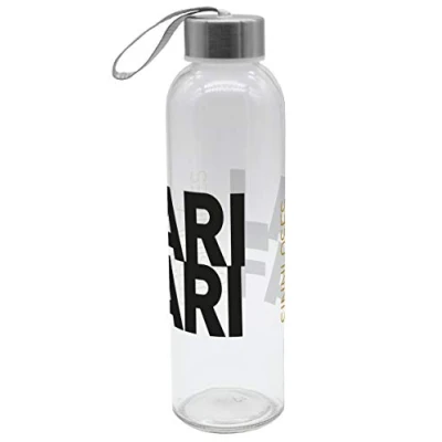 Abbildung von Geda Labels GmbH Trinkflasche Larifari, Schwarz, 500 ml, spülmaschinengeeignet
