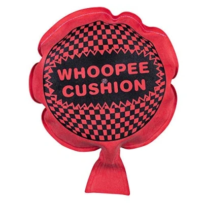 Abbildung von Boland 30782 FurzkissenGröße 12 cm, Rot, whoopee cushion, Scherzartikel, Aprilscherz, Streich