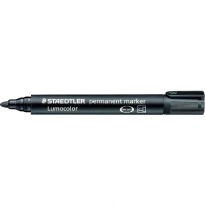 Abbildung von Staedtler Permanentmarker Lumocolor 2mm schwarz