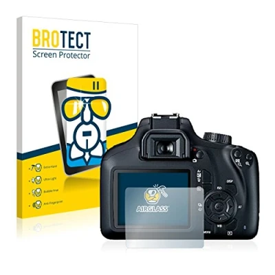 Abbildung von BROTECT Schutzglas für Canon EOS 4000D Schutzfolie Panzer Folie Glas [Extrem Kratzfest 9H, Anti Fingerprint, Ultra Transparent]