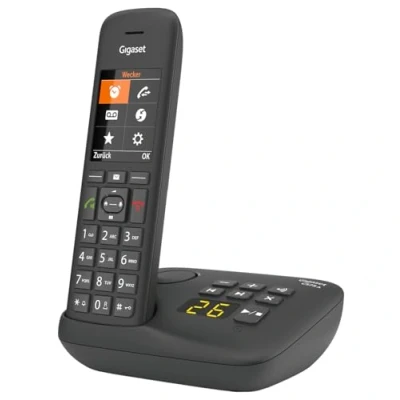Abbildung von Gigaset C575A, Telefon mit Anrufbeantworter, großes Farbdisplay Schnurloses DECT (Mobilteile: 1, Anrufbeantworter &amp; Anrufschutz Display)