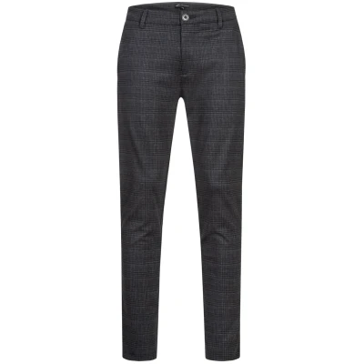 Abbildung von JEFF Herren JFOliver Chino Stoffhose mit 4 Taschen Chinohose Herrenhose Stretch Hose Check 31/32
