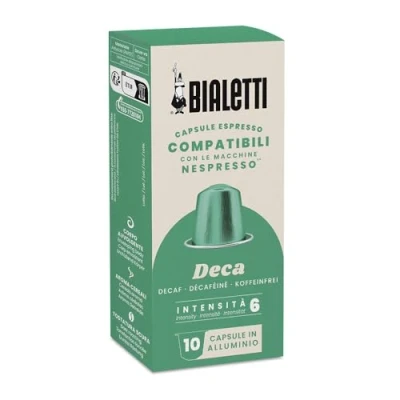 Abbildung von Bialetti Kaffee Nespresso® kompatible Kapseln entkoffeiniert 10