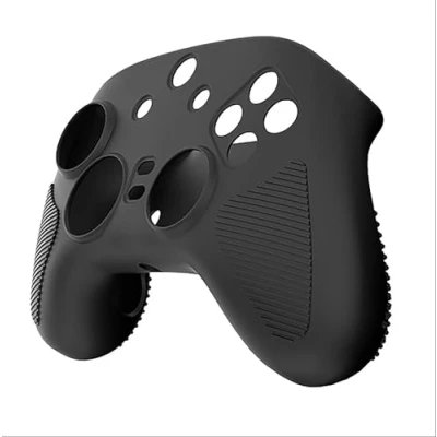 Abbildung von GIOPUEY Hülle Kompatibel mit Razer Wolverine V3 Pro, Silikon Stoßfeste Schutzhülle, Ultradünn Case Cover, Kein Geruch, Schwarz