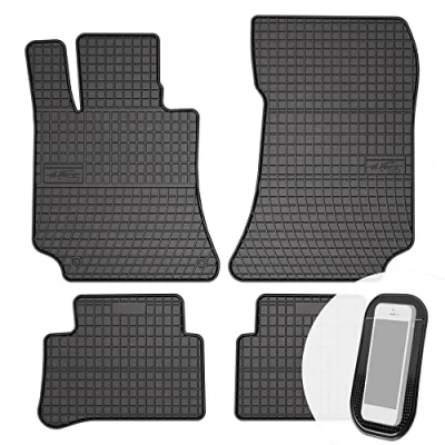 Abbildung von Gummimatten Auto Fußmatten Gummi Automatten Passgenau 2 teilig Set passend für Mercedes 814 1983 1998