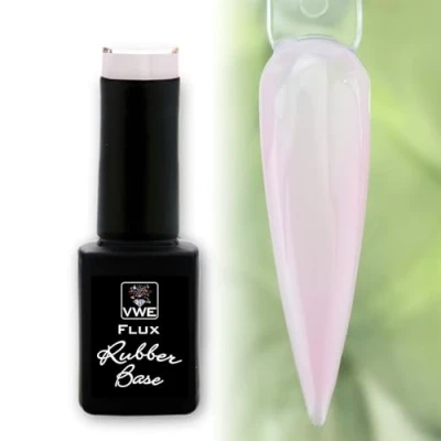 Abbildung von Flux Rubber Base Lichthärtende Gel Base, 12ml milky pink