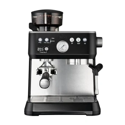 Abbildung von SOLIS OF SWITZERLAND Siebträgermaschine Grind&amp;Infuse PERFETTA Typ 1019, Siebträger 54 mm, mm Siebhalter, Milchaufschäumer, Bohnenmahlwerk
