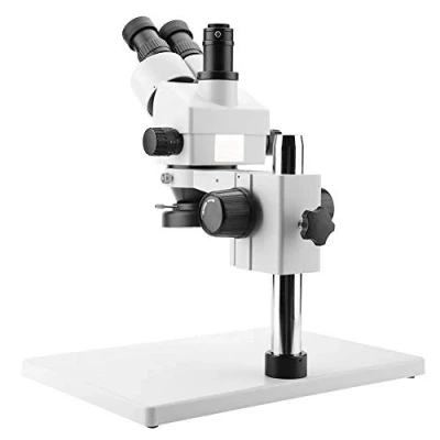 Abbildung von Bewinner 3,5X 90X Vergrößerung kontinuierliche Zoom Stereo Mikroskop, 0,7X 4,5X Objektiv,Trinokulares Stereomikroskop mit WF10X / 20mm Okulare,30 165mm Langer Effektiver Arbeitsabstand, 100 240V