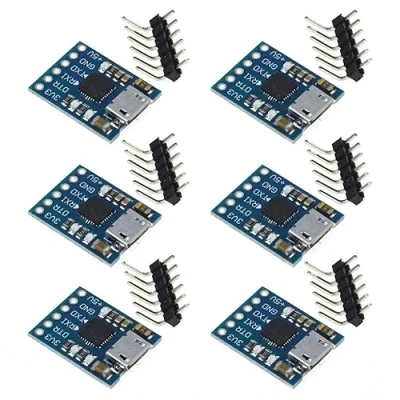 Abbildung von senzooe 6Pcs CP2102 Micro USB to UART TTL Module 6Pin Serial Converter
