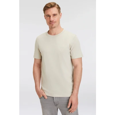 Abbildung von BOSS Tshirt basic, Herren, Größe: XXL, Light beige
