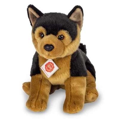 Abbildung von Teddy Hermann® Kuscheltier Schäferhund Welpe, sitzend, 30 cm, zum Teil aus recyceltem Material