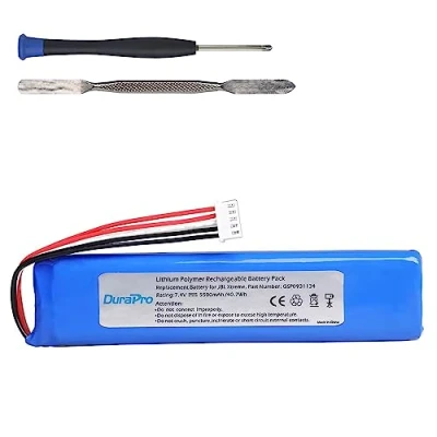 Abbildung von 1Pc 7.4V 5500mAh DuraPro Akku GSP0931134 für JBL Xtreme Bluetooth Lautsprecher
