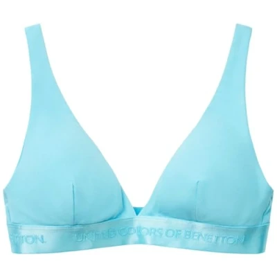 Abbildung von United Colors of Benetton Stretch Triangel BH, Damen, Größe: XS, Blue