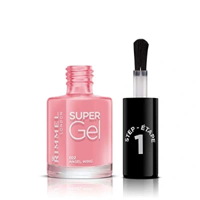 Abbildung von Rimmel London Super Gel von Kate Moss Nagellack Duo Pack, Schatten 12, Soul Session, nude
