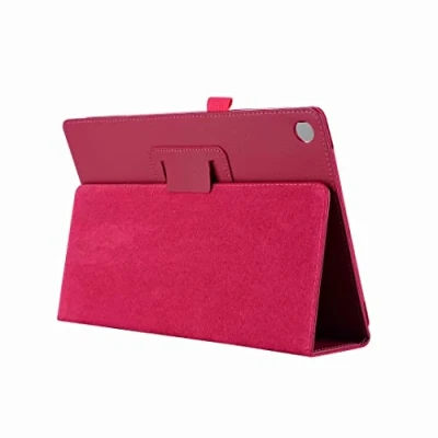 Abbildung von EMFYL Fall for Lenovo Case Tab 4 10 TB X704F X704L / Plus X304F X30 4l, Pu. Ledertablettenabdeckung Flip Tab4 x70. 4f x304f. (Farbe : Rose)