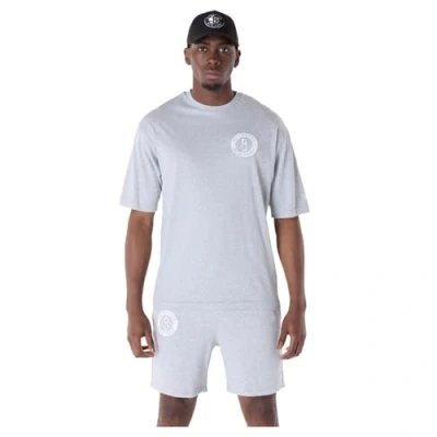 Abbildung von New Era NBA Brooklyn NETS League Essentials Oversized TEE Vereinsmannschaften, Herren, Größe: Medium, Grey