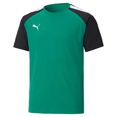 Abbildung von Puma Teampacer Sport Tshirt für Kinder, Größe: 164, Gruenschwarzweiss