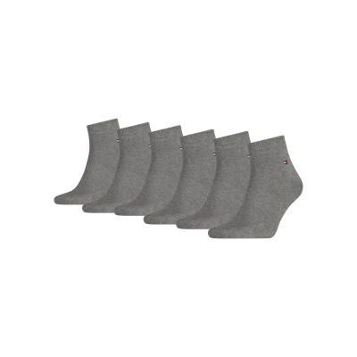 Abbildung von Tommy Hilfiger 6PACK Socken, Herren, Größe: 47 49, Middle grey melange