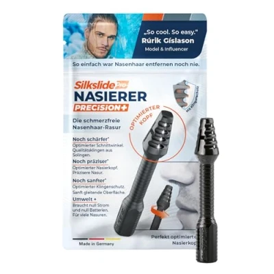 Abbildung von Silkslide Pro Nasen und Ohrhaartrimmer Nasenhaar Nasenhaartrimmer Nasenhaarentferner Klingenschutz ohne Str