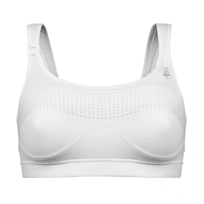 Abbildung von Thuasne Originale Top&#039; Strap Sport BH Hoher Halt Geeignet für Sportarten mit mittlerer Belastung Patentiertes Halteband Gepolsterte Träger Weiß, 70 B