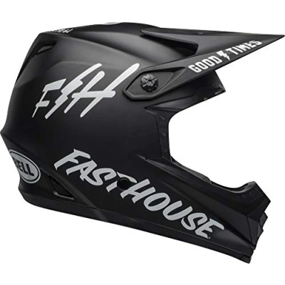 Abbildung von Bell Bike Unisex Erwachsene Full 9 Fusion MIPS Fahrradhelme, Matte Black/White Fasthouse, S