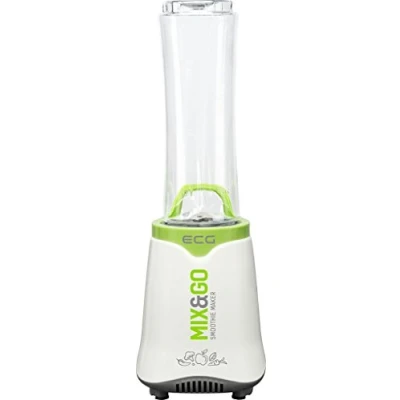 Abbildung von ECG SM 3510 Mix&amp;Go Smoothie mixer, 350, Kunststoff, Weiß grün
