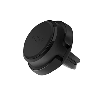 Abbildung von FIXED Magnetische KFZ Handyhalterung Air Vent Mini Phone Car Mount mit abnehmbarem Ladekabel Halter und Magnetplatten Überlegene Stabilität sicheren Halt Schwarz