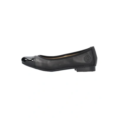 Abbildung von Rieker Softlack Klassischer Ballerina, Damen, Größe: 37, Noir Schuhe