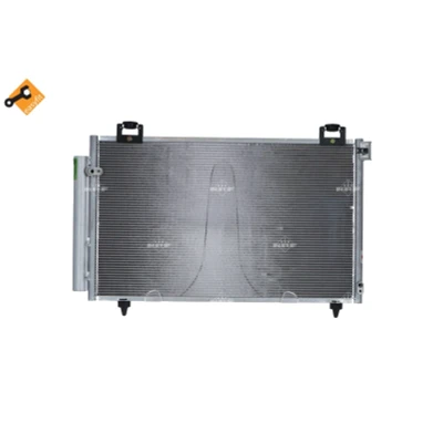 Abbildung von NRF Easy Fit 35593 Klimakondensator mit Trockner, Dichtring 15,5 10,1 Aluminium 613 TOYOTA: Avensis II Kombi, Corolla Verso, Schrägheck