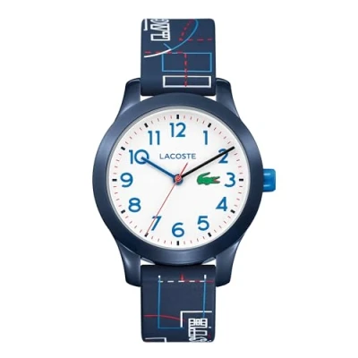 Abbildung von Lacoste Analog Quarzuhr für Kinder mit Marinblaues Silikonarmband 2030008
