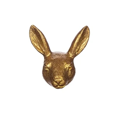 Abbildung von Sass &amp; Belle Schubladenknauf, Hasen Design, goldfarben