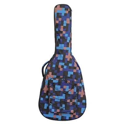 Abbildung von Gitarrentasche 40 41 Zoll Gitarre Tasche Akustik Rucksack Guitar Gig Bag Case Wasserdicht Gitarrenhülle Für Gitarren (blue)