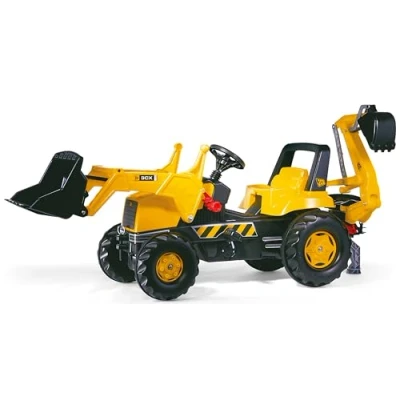 Abbildung von Rolly Toys Trettraktor mit Lader und Bagger JCB