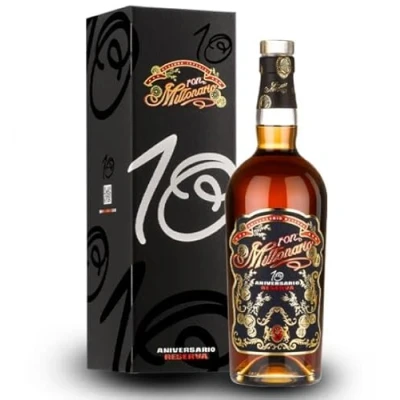 Abbildung von MILLONARY RON 10 JAHRE JUBILÄUM RESERVIERT 70 CL IN EINEM FALL