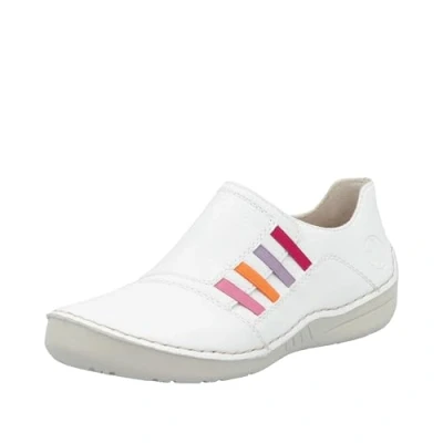 Abbildung von Rieker Slipper Slip on Sneaker, Schlupfschuh, Halbschuh mit weicher Innnensohle