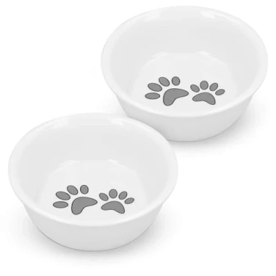 Abbildung von Navaris Futternapf 2er Set Futternäpfe für Katzen und kleine Hunde, Keramik