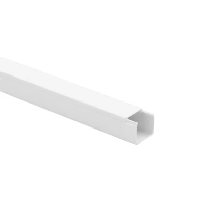 Abbildung von 10m KOMIB Kabelkanal/Kabelkanäle/Kabelführung Verschiedene Größen und Farben Schraubbar 5 x 2m Stangen (Reinweiß (RAL 9010), 20 mm)