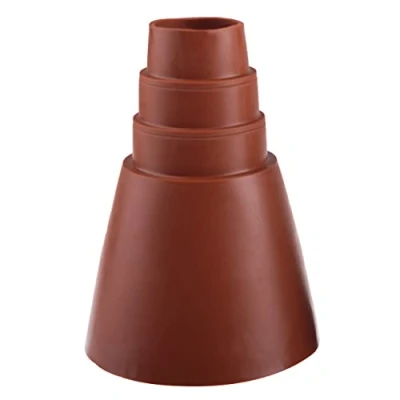 Abbildung von DUR line Universal Gummi Manschette Rot 32 60 mm Durchmesser Superelastisch und UV beständig Abdichten von Antennenmasten (Dachziegel Abdichtung Manschette)