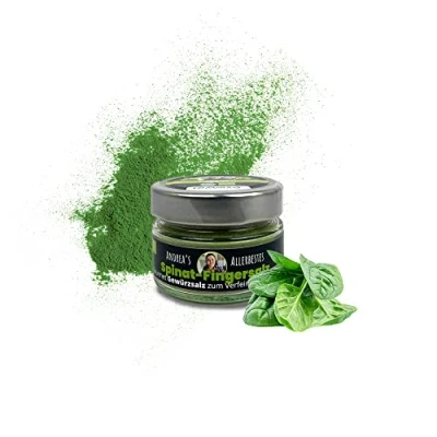 Abbildung von SANUUS® BIO Spinat Gewürzsalz zum Kochen &amp; Verfeinern 120g 120 g