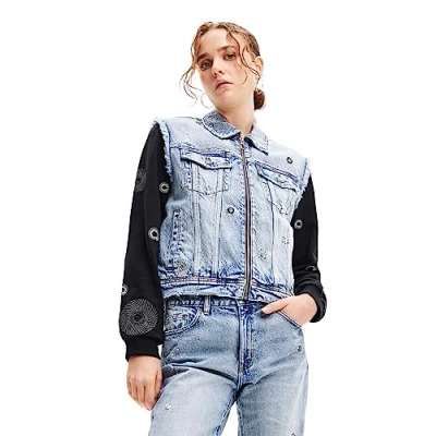 Abbildung von Desigual JACKET_ZENKIU, 5053 DENIM MEDIUM WASH, S