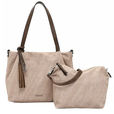 Abbildung von Emily &amp; Noah ELKE SET Umhängetasche Sand kombi, Damen, Größe: One Size, kombi