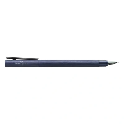 Abbildung von Faber Castell Neo Slim Aluminium Dark Blue FP EF