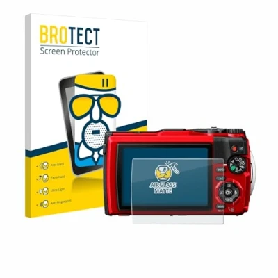Abbildung von BROTECT Entspiegelungs Schutzglas für Olympus Tough TG 6 Schutz Folie Panzerfolie Glas Matt [Extrem Kratzfest 9H, Anti Reflex, Fingerprint]