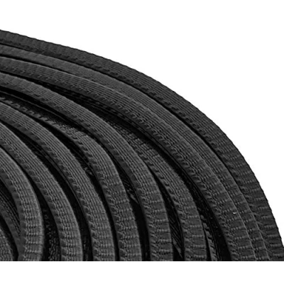 Abbildung von KS0 1S Kantenschutzprofil von SMI Kantenschutzprofi PVC Gummi Klemmprofil Kantenschutz Schwarz einfache Montage, selbstklemmend ohne Kleber Klemmbereich 0 1 mm (75 m)